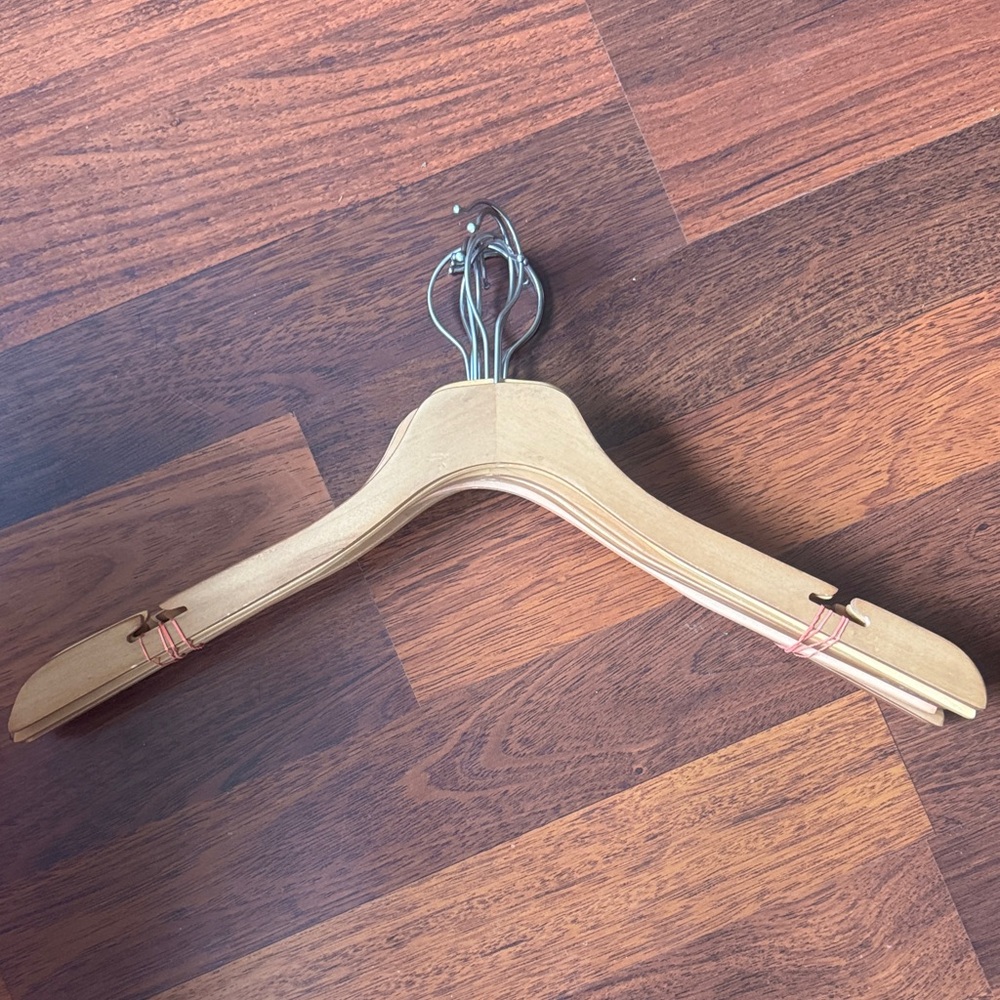 10 Wooden Hangers